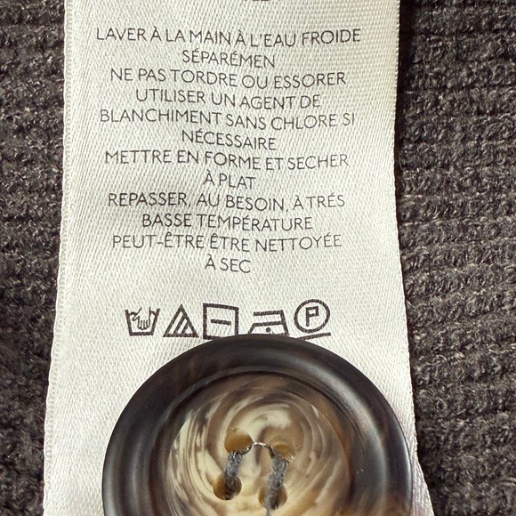 Free People Oakleigh Oversized Sweater Vest in Charcoal Size Large - Picture 13 of 13